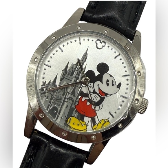 Disney Accessories - Vintage Disney World Limited Release Mickey Mouse & Cinderella’s Castle Watch